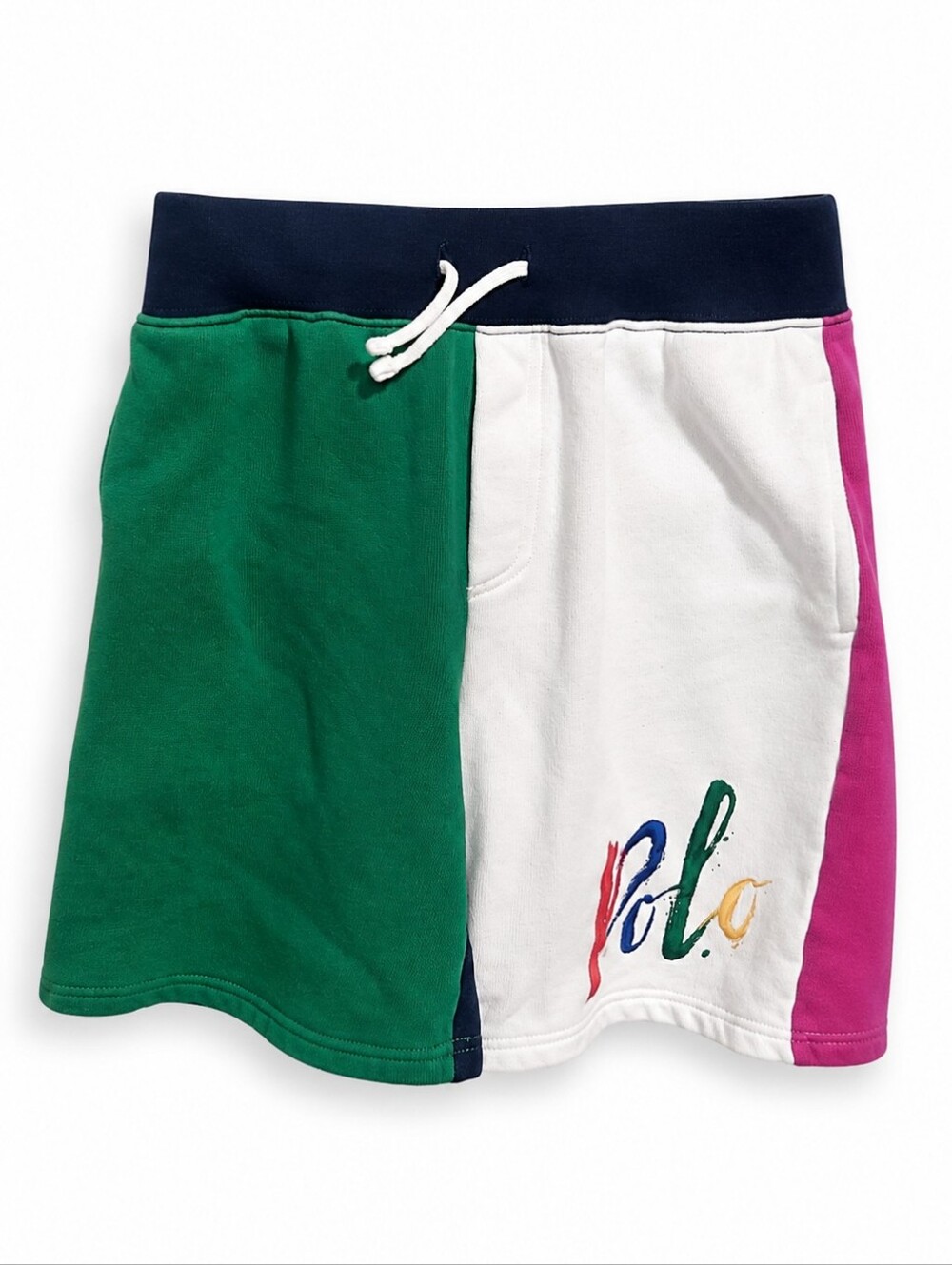 Polo Ralph Lauren Boys Colorblock Fleece Shorts Size M 10-12